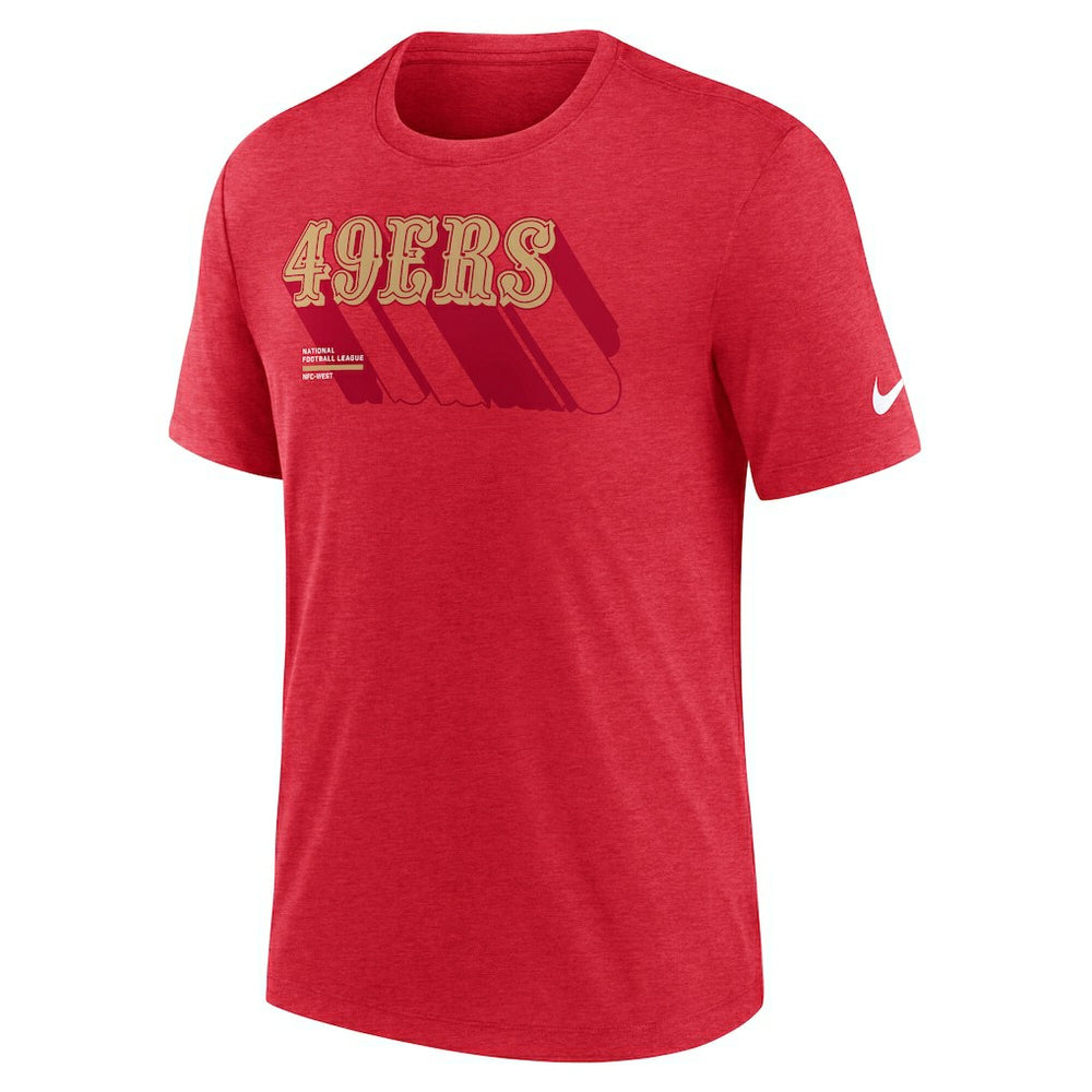 San Francisco 49ers Long Pass Tri-Blend T-Shirt | NFL US