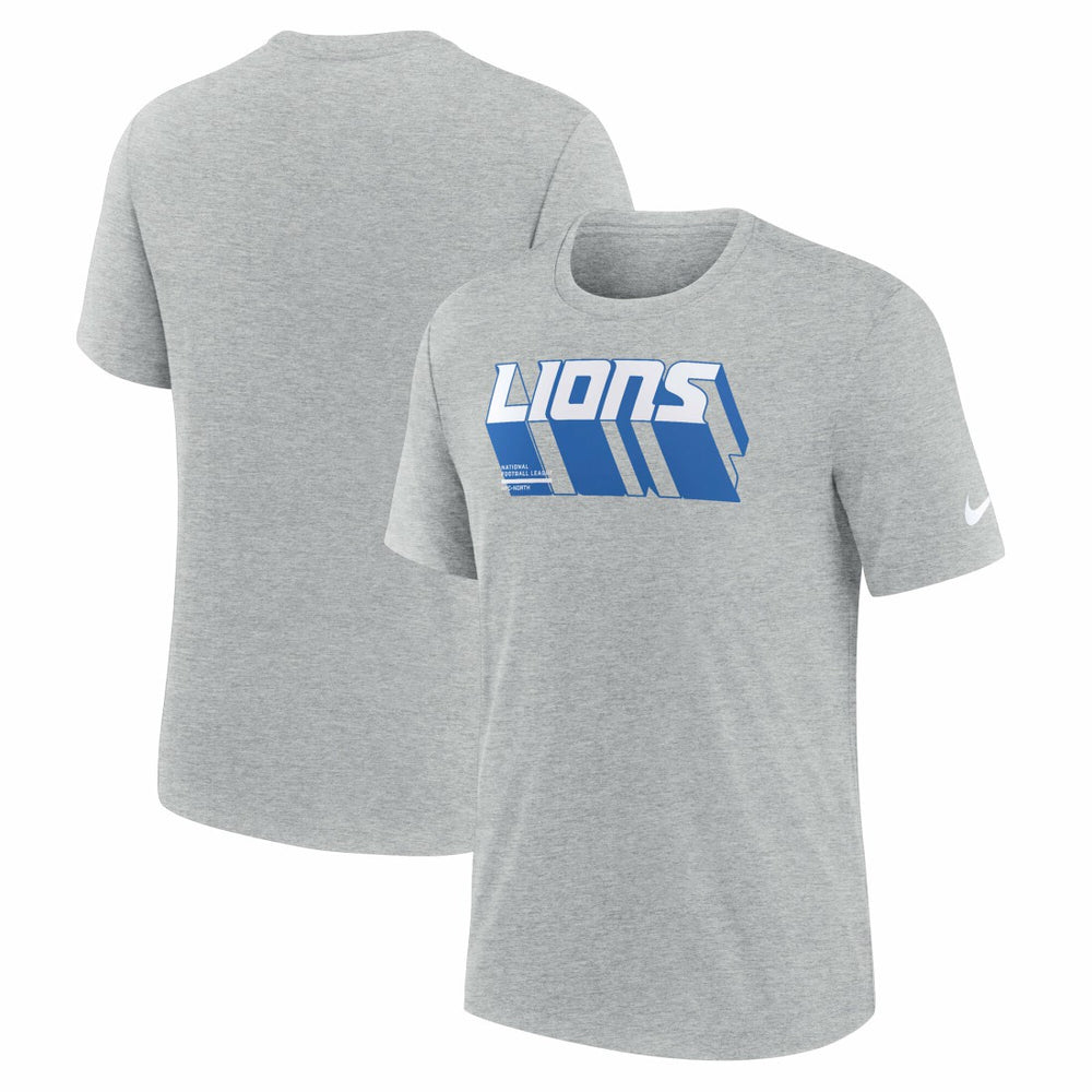Detroit Lions Long Pass Tri-Blend T-Shirt | NFL US