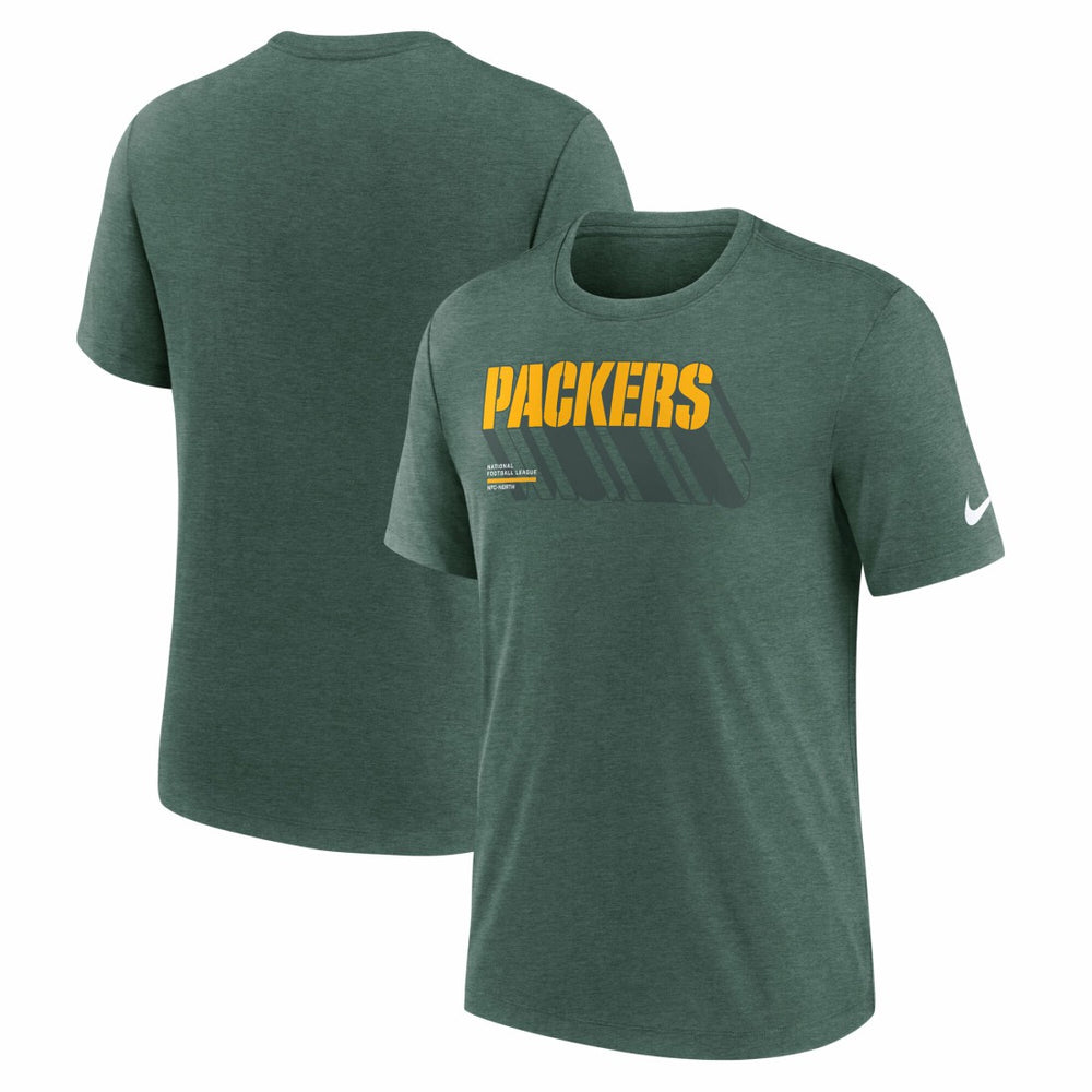 Green Bay Packers Long Pass Tri-Blend T-Shirt | NFL Discount