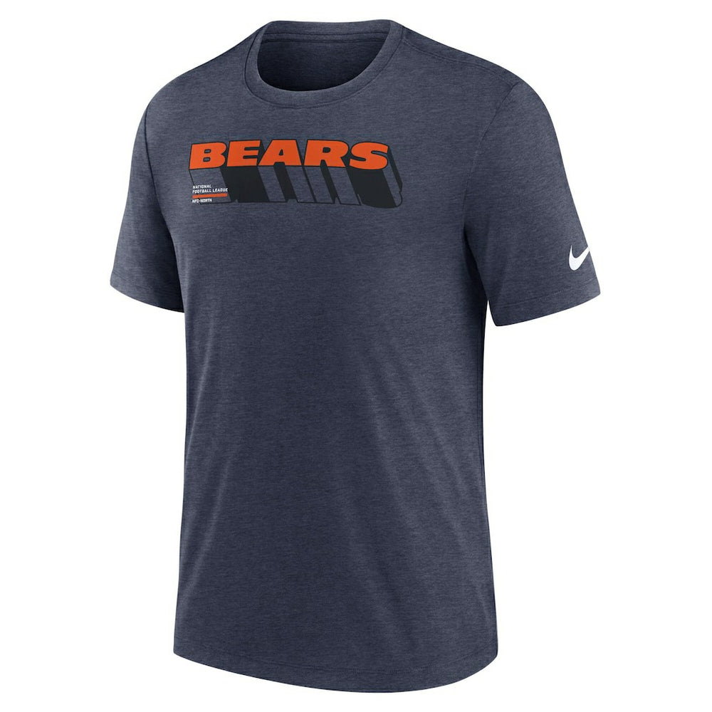Chicago Bears Long Pass Tri-Blend T-Shirt | NFL Online