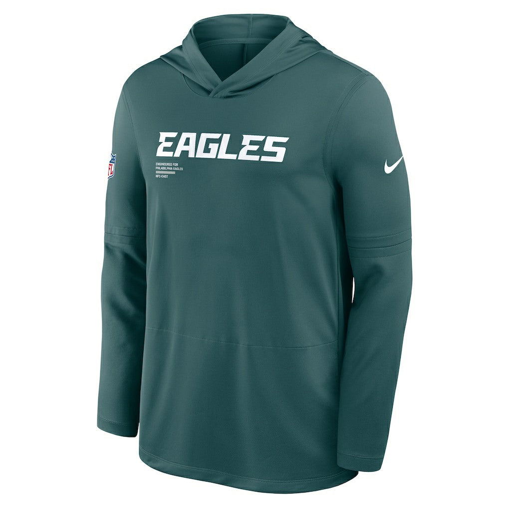 Philadelphia Eagles Big & Tall Sideline Dri-FIT Long Sleeve Hoodie T-Shirt | NFL Near me