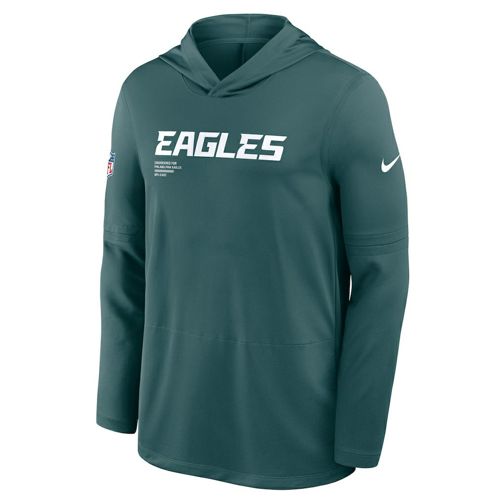 Philadelphia Eagles Big & Tall Sideline Dri-FIT Long Sleeve Hoodie T-Shirt | NFL Near me