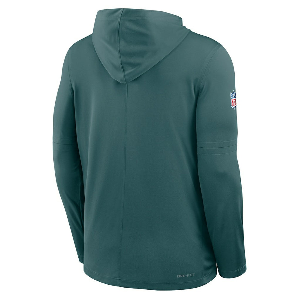 Philadelphia Eagles Big & Tall Sideline Dri-FIT Long Sleeve Hoodie T-Shirt | NFL Near me