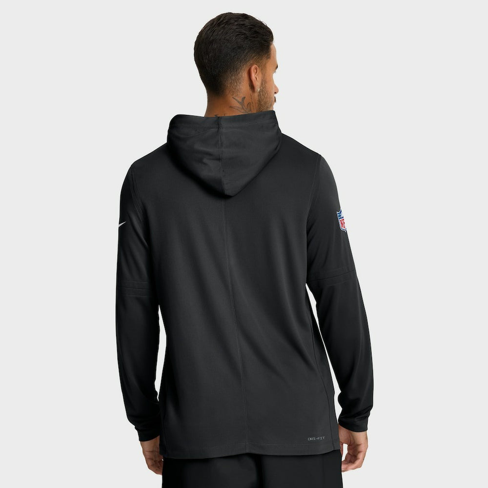 Cincinnati Bengals Big & Tall Sideline Dri-FIT Long Sleeve Hoodie T-Shirt | NFL Online