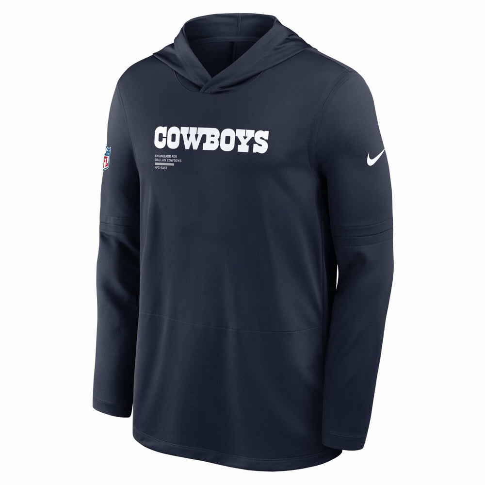 Dallas Cowboys Big & Tall Sideline Dri-FIT Long Sleeve Hoodie T-Shirt | NFL On sale