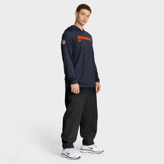 Chicago Bears Big & Tall Sideline Dri-FIT Long Sleeve Hoodie T-Shirt | NFL Outlet