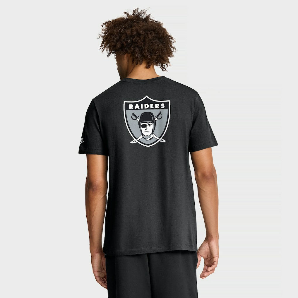 Las Vegas Raiders Rewind Front and Back Hit Essential T-Shirt | NFL US