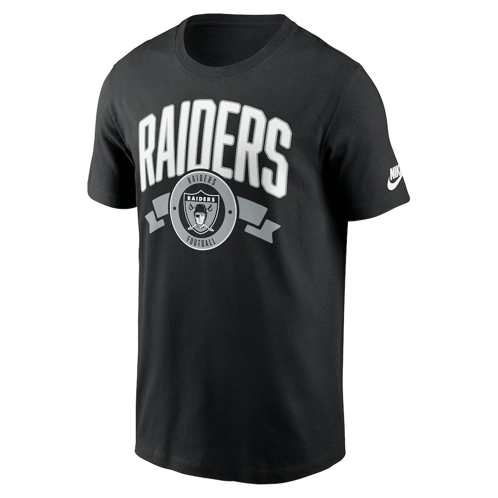 Las Vegas Raiders Rewind Front and Back Hit Essential T-Shirt | NFL US