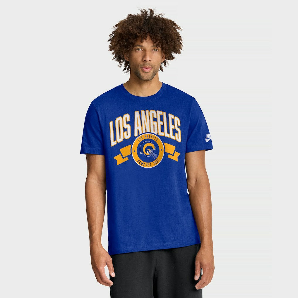 Los Angeles Rams Rewind Front and Back Hit Essential T-Shirt | NFL New