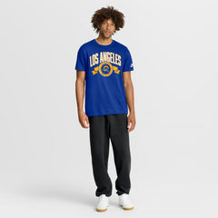 Los Angeles Rams Rewind Front and Back Hit Essential T-Shirt | NFL New