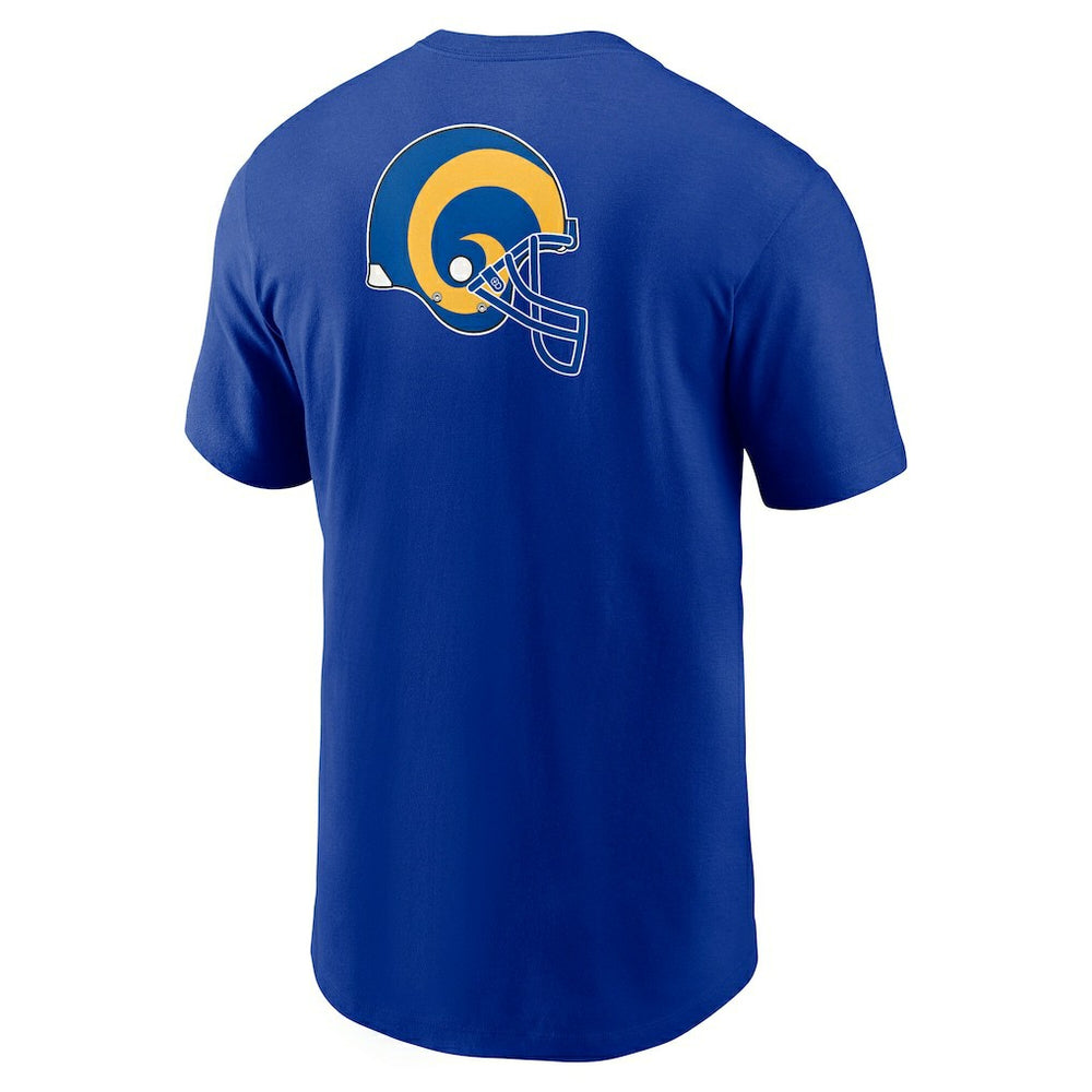 Los Angeles Rams Rewind Front and Back Hit Essential T-Shirt | NFL New