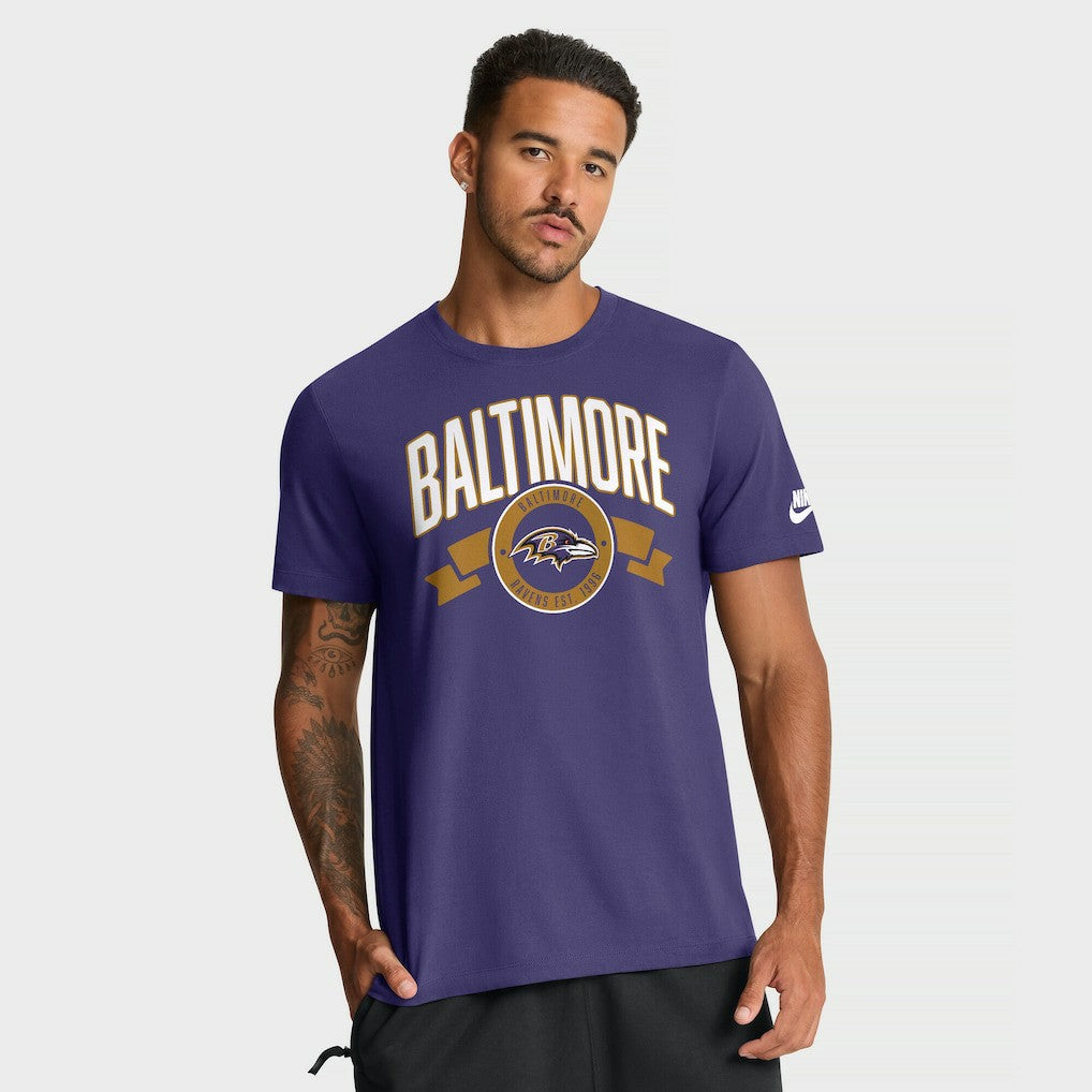 Baltimore Ravens Rewind Front and Back Hit Essential T-Shirt | NFL Near me