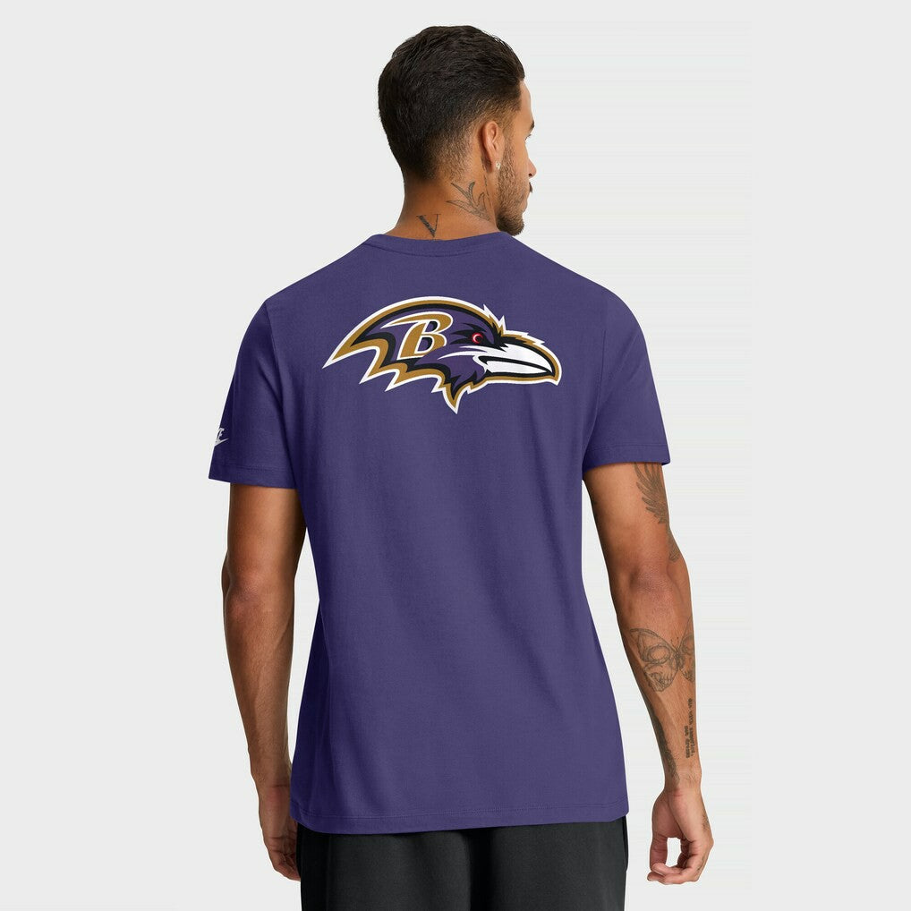 Baltimore Ravens Rewind Front and Back Hit Essential T-Shirt | NFL Near me