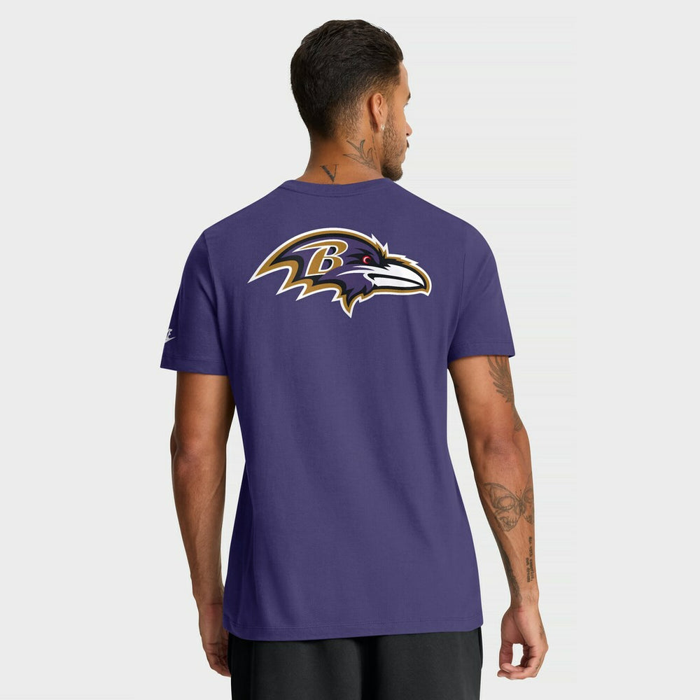 Baltimore Ravens Rewind Front and Back Hit Essential T-Shirt | NFL Near me
