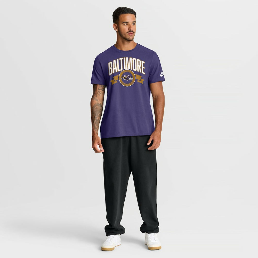 Baltimore Ravens Rewind Front and Back Hit Essential T-Shirt | NFL Near me