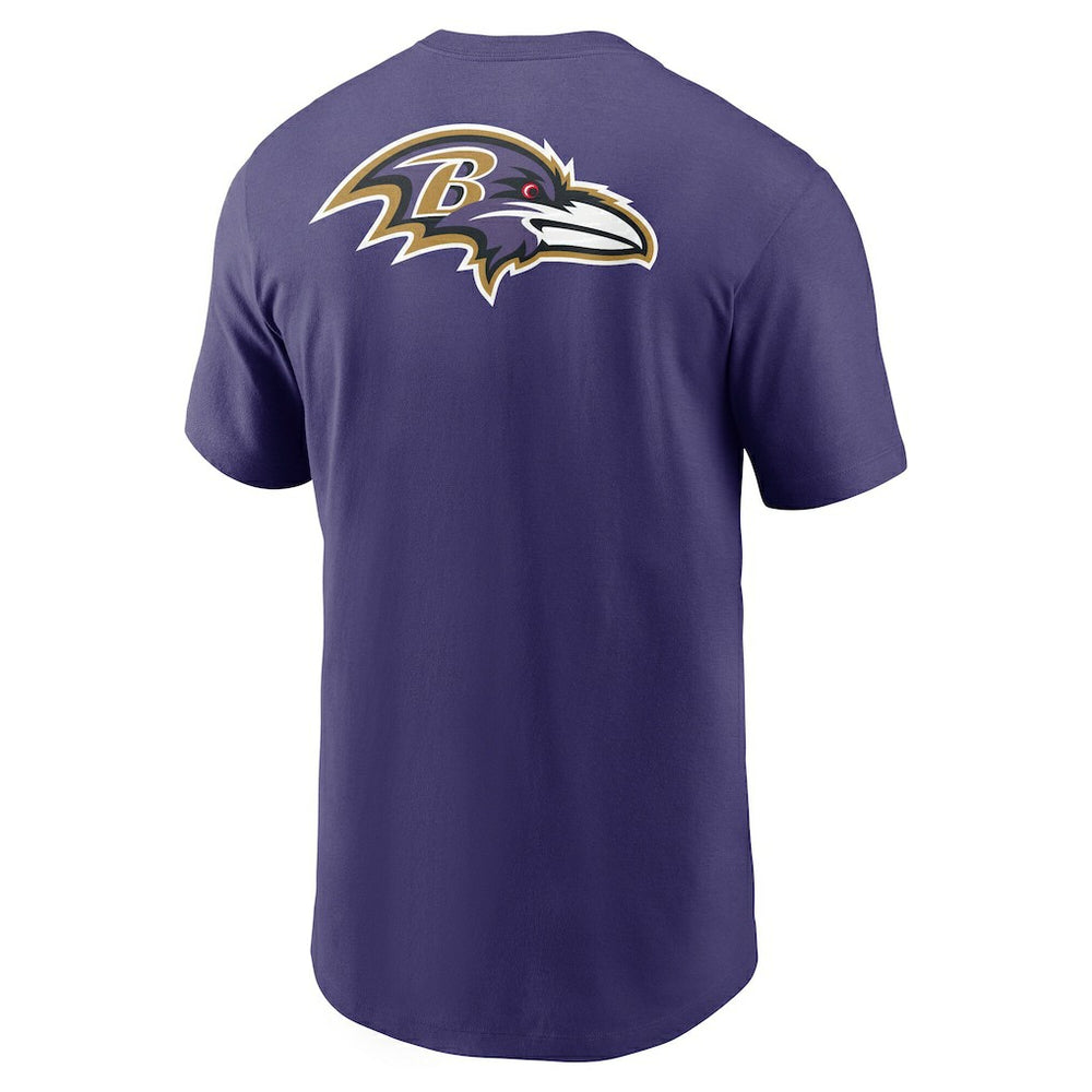 Baltimore Ravens Rewind Front and Back Hit Essential T-Shirt | NFL Near me