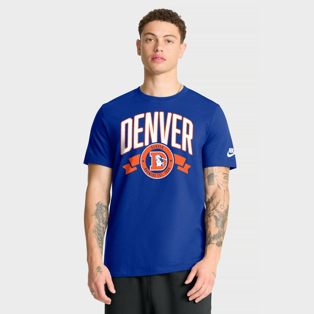 Denver Broncos Rewind Front and Back Hit Essential T-Shirt | NFL Sale