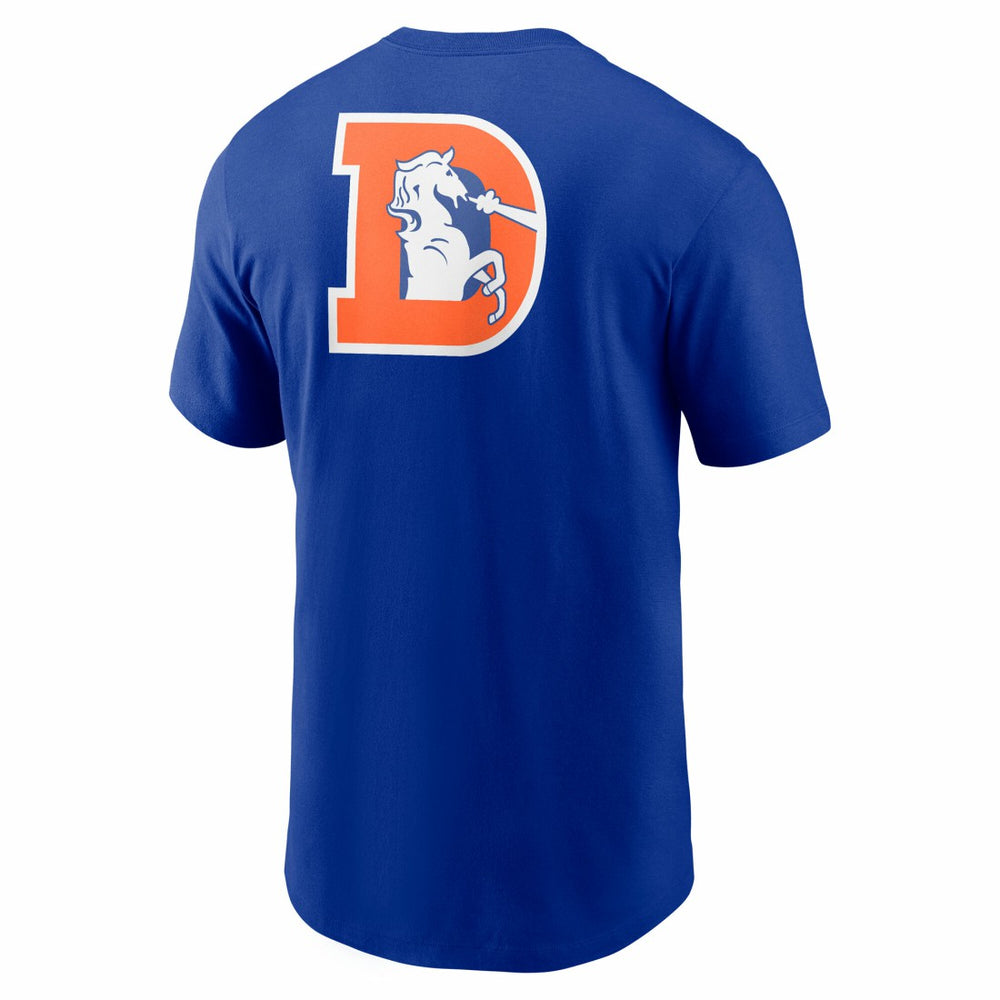 Denver Broncos Rewind Front and Back Hit Essential T-Shirt | NFL Sale
