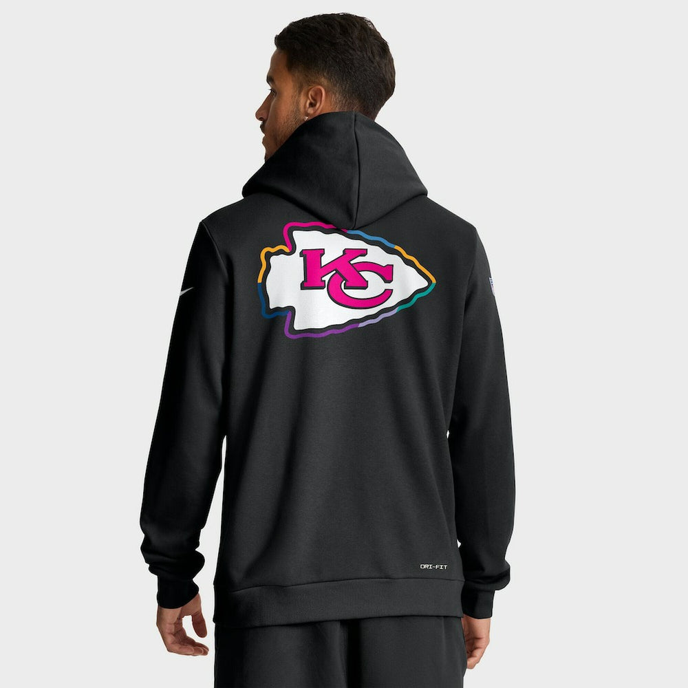 Kansas City Chiefs Tall 2025 NFL Crucial Catch Sideline Standard Issue Dri-FIT Hoodie | NFL New