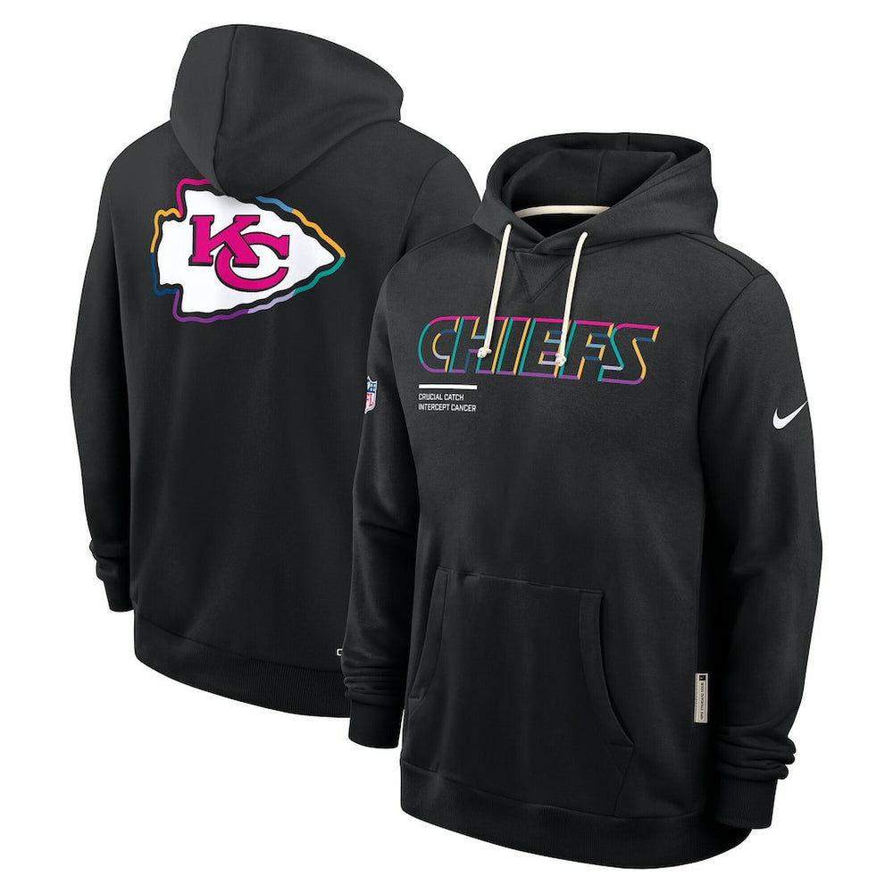 Kansas City Chiefs Tall 2025 NFL Crucial Catch Sideline Standard Issue Dri-FIT Hoodie | NFL New