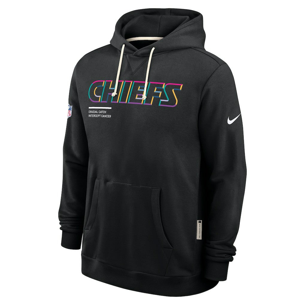 Kansas City Chiefs Tall 2025 NFL Crucial Catch Sideline Standard Issue Dri-FIT Hoodie | NFL New