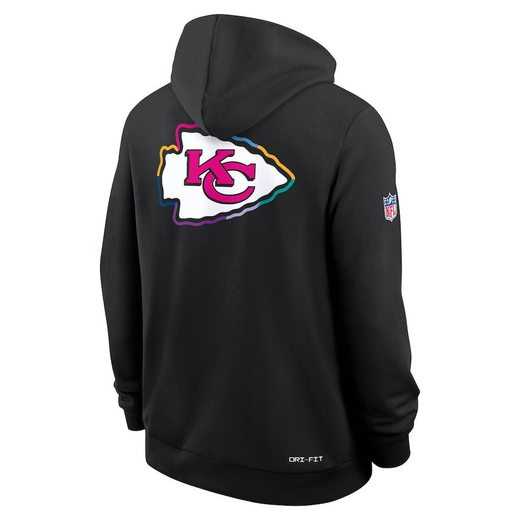 Kansas City Chiefs Tall 2025 NFL Crucial Catch Sideline Standard Issue Dri-FIT Hoodie | NFL New