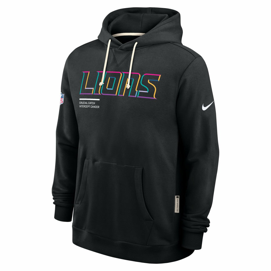 Detroit Lions Tall 2025 NFL Crucial Catch Sideline Standard Issue Dri-FIT Hoodie | NFL Sale