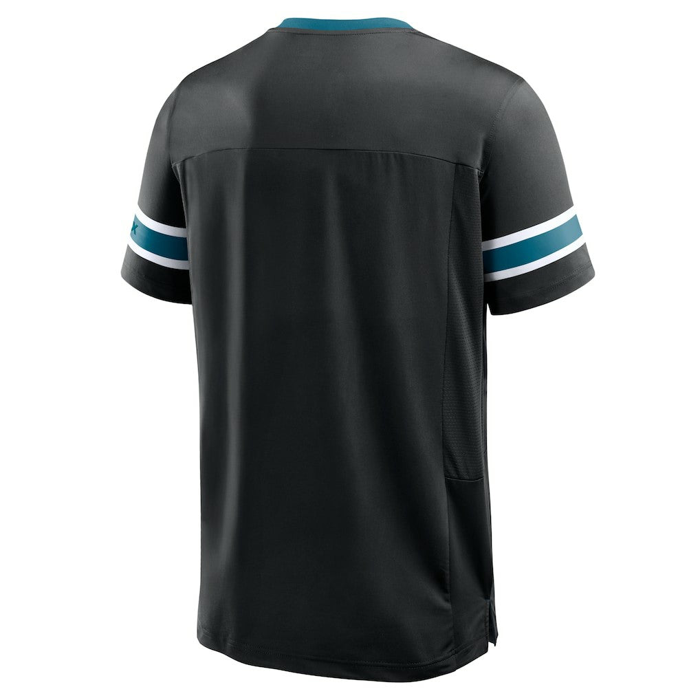 Jacksonville Jaguars Hometown Premium Hashmark V-Neck T-Shirt | NFL US