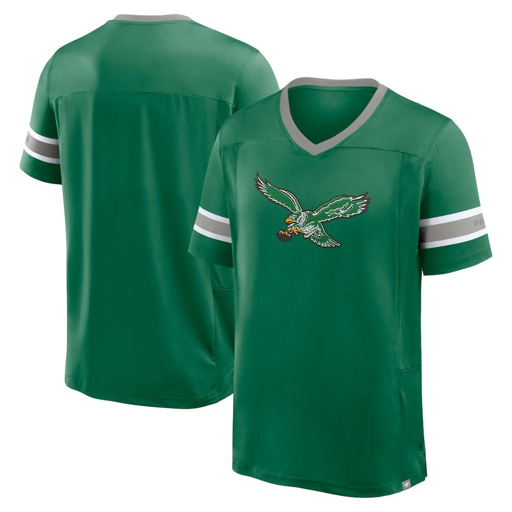 Philadelphia Eagles Hometown Premium Hashmark V-Neck T-Shirt | NFL US