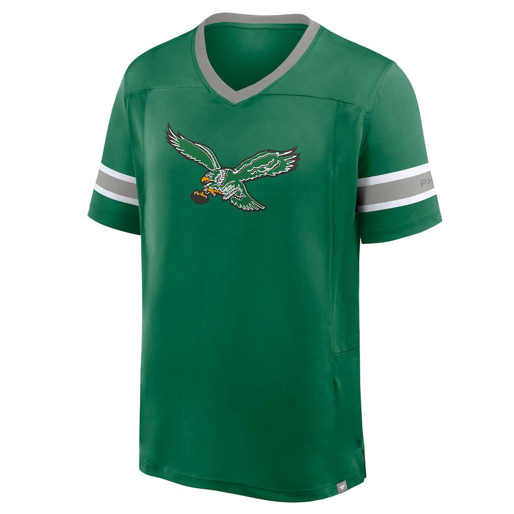 Philadelphia Eagles Hometown Premium Hashmark V-Neck T-Shirt | NFL US