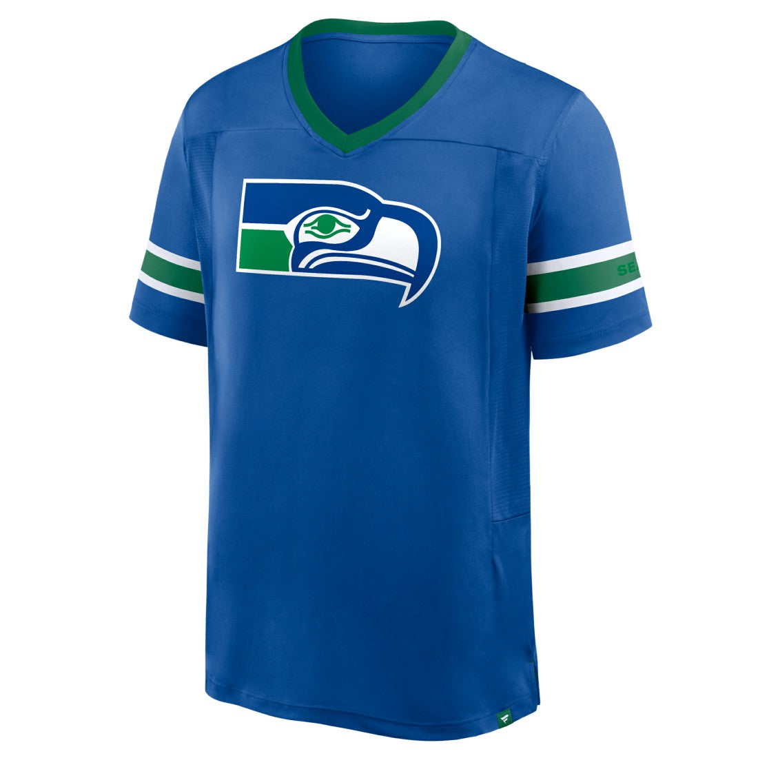 Seattle Seahawks Hometown Premium Hashmark V-Neck T-Shirt | NFL Hot