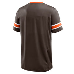 Cleveland Browns Hometown Premium Hashmark V-Neck T-Shirt | NFL US