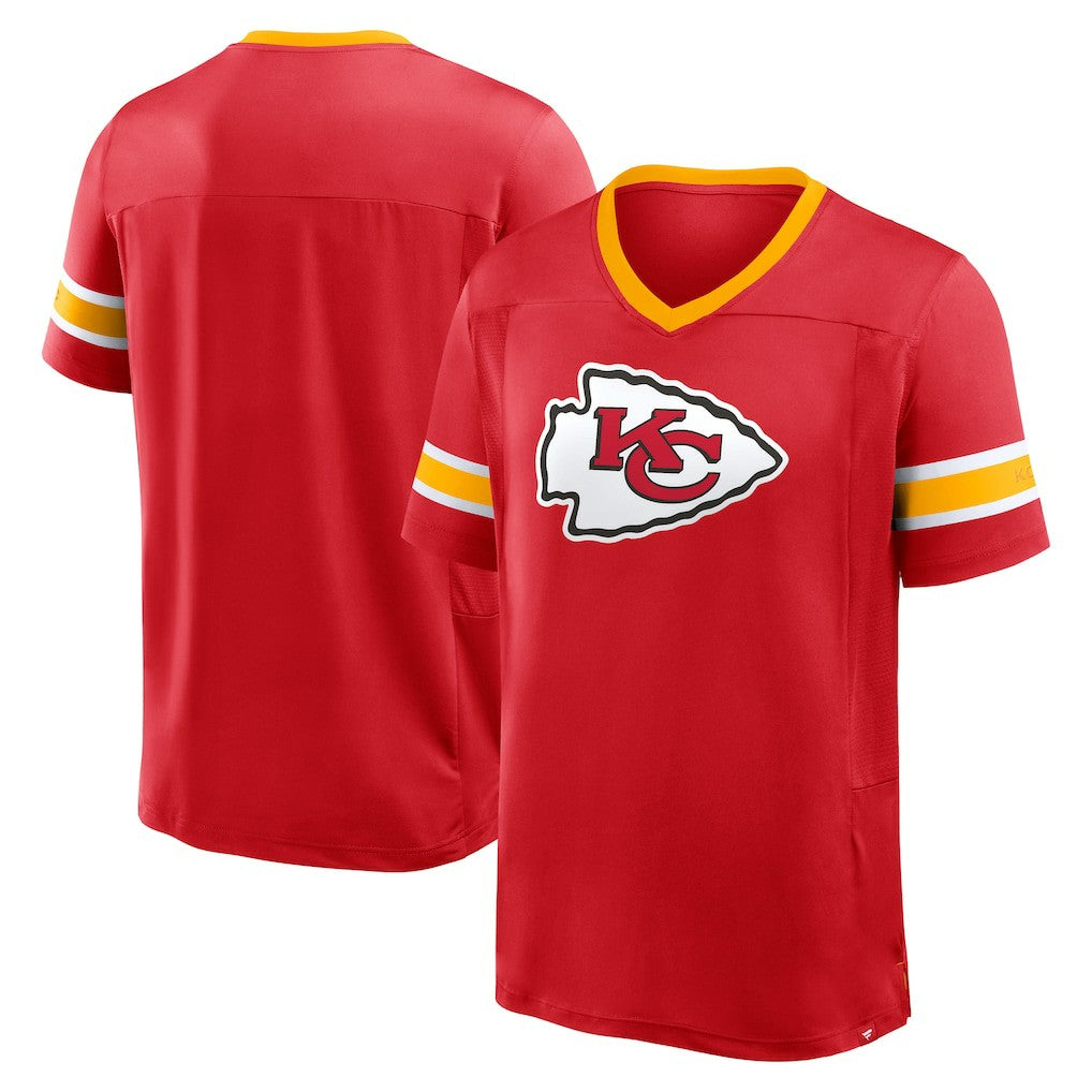 Kansas City Chiefs Hometown Premium Hashmark V-Neck T-Shirt | NFL Hot