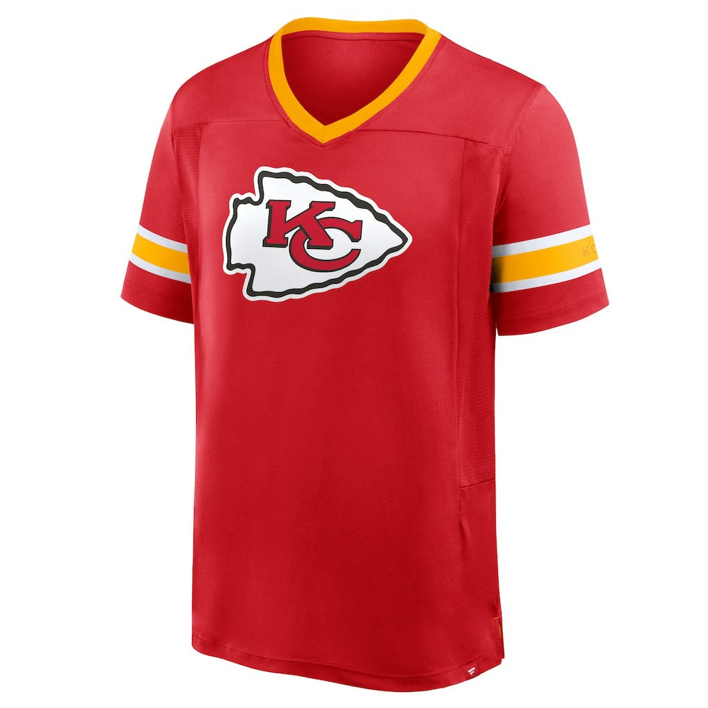 Kansas City Chiefs Hometown Premium Hashmark V-Neck T-Shirt | NFL Hot