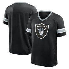Las Vegas Raiders Hometown Premium Hashmark V-Neck T-Shirt | NFL New
