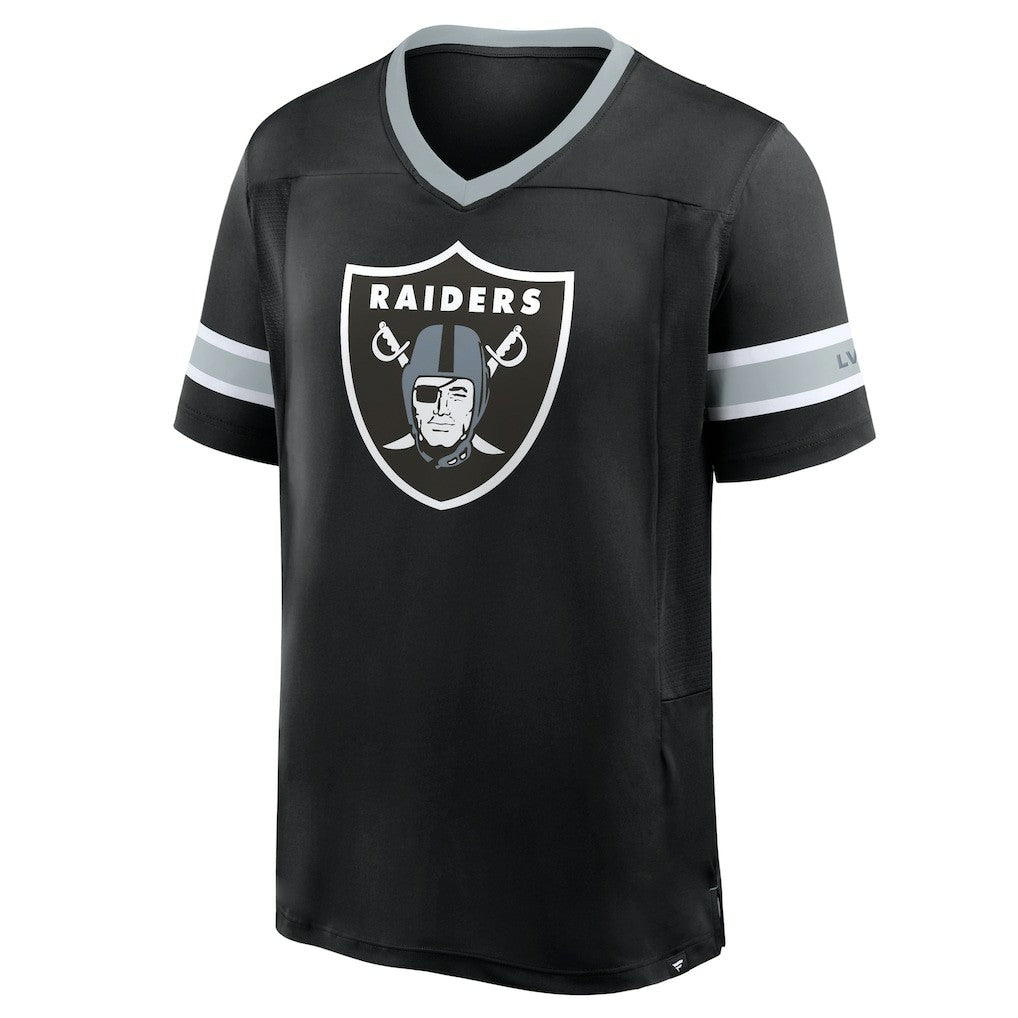 Las Vegas Raiders Hometown Premium Hashmark V-Neck T-Shirt | NFL New
