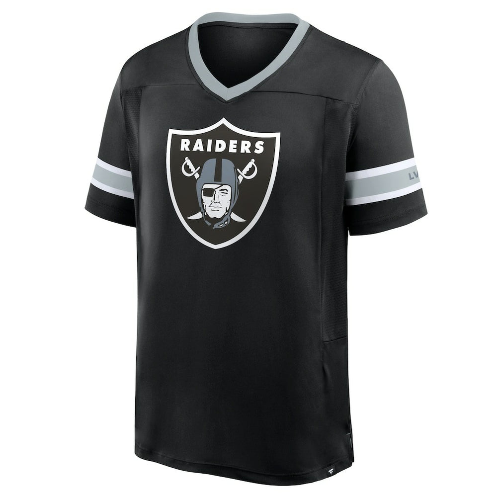 Las Vegas Raiders Hometown Premium Hashmark V-Neck T-Shirt | NFL New