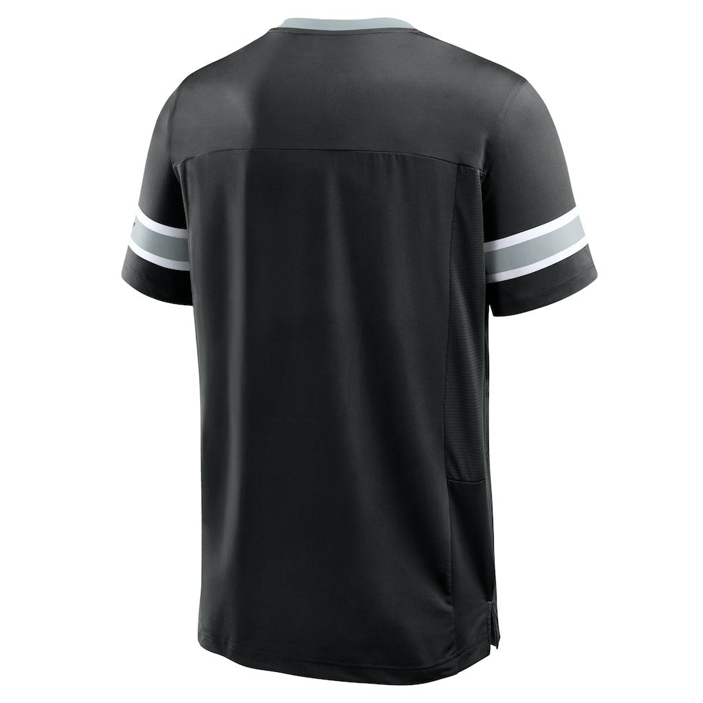 Las Vegas Raiders Hometown Premium Hashmark V-Neck T-Shirt | NFL New