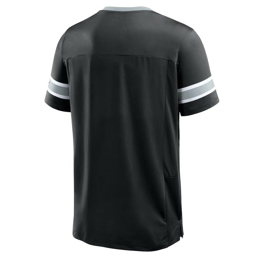 Las Vegas Raiders Hometown Premium Hashmark V-Neck T-Shirt | NFL New