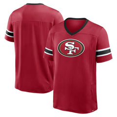 San Francisco 49ers Hometown Premium Hashmark V-Neck T-Shirt | NFL Online