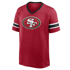 San Francisco 49ers Hometown Premium Hashmark V-Neck T-Shirt | NFL Online