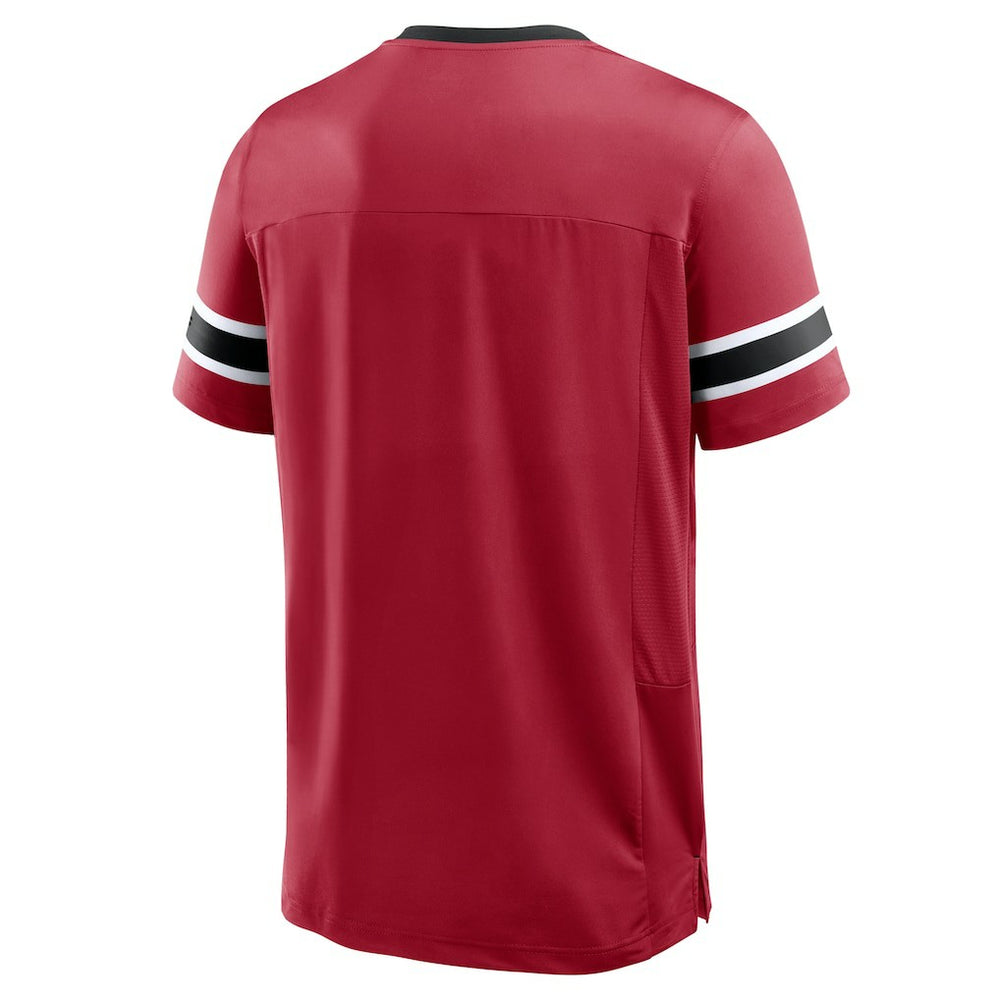 San Francisco 49ers Hometown Premium Hashmark V-Neck T-Shirt | NFL Online