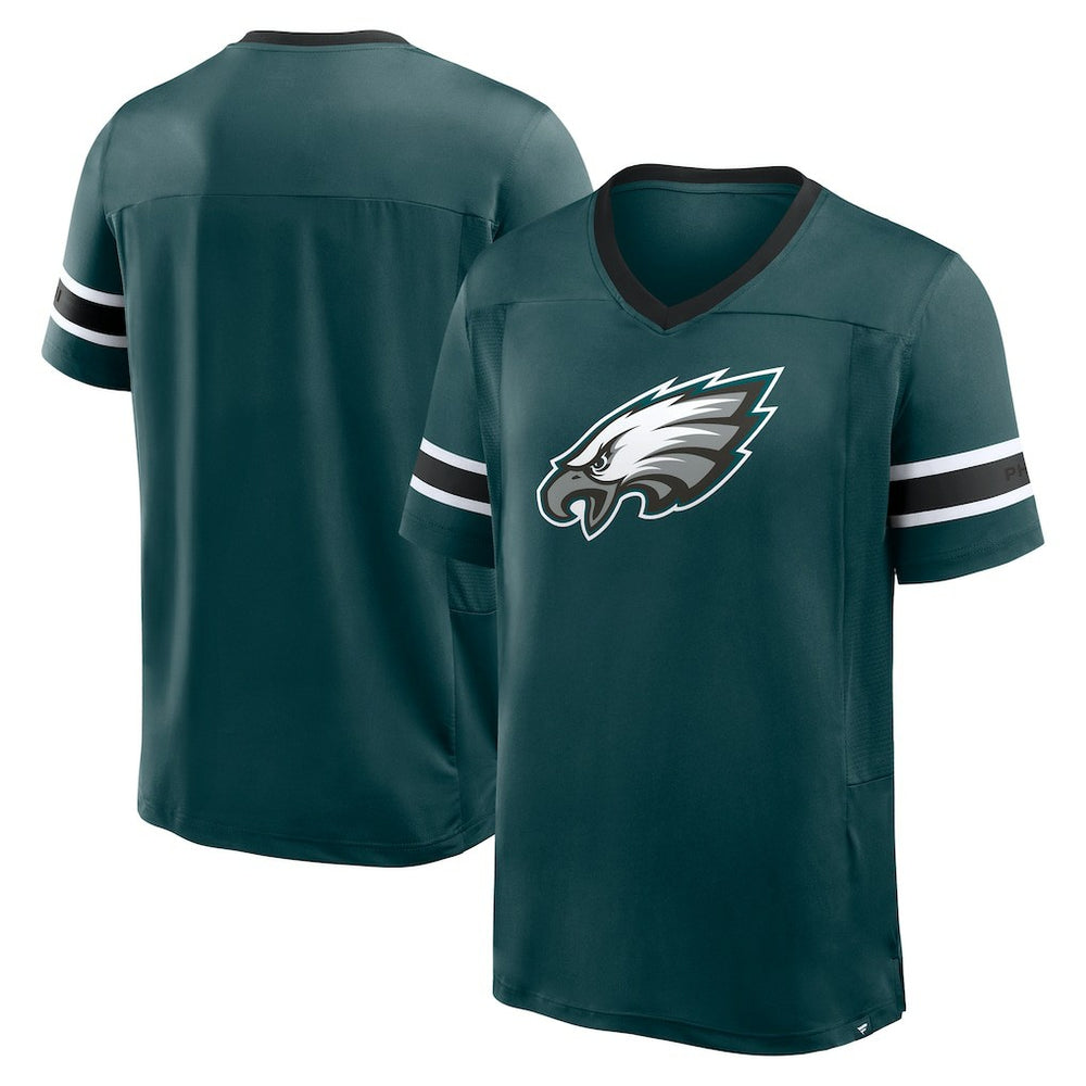 Philadelphia Eagles Hometown Premium Hashmark V-Neck T-Shirt | NFL Hot