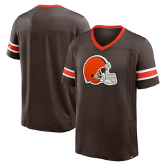 Cleveland Browns Hometown Premium Hashmark V-Neck T-Shirt | NFL Outlet