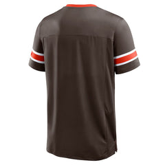 Cleveland Browns Hometown Premium Hashmark V-Neck T-Shirt | NFL Outlet