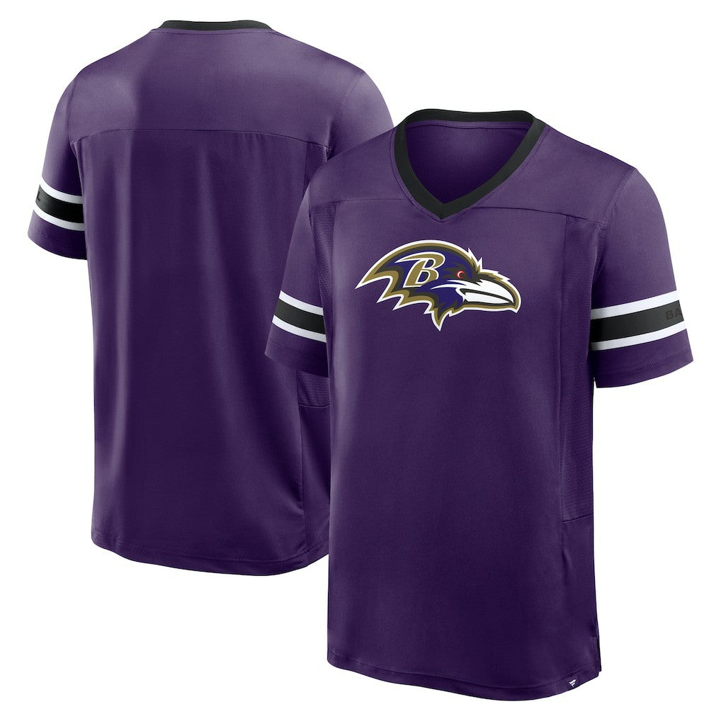 Baltimore Ravens Hometown Premium Hashmark V-Neck T-Shirt | NFL US