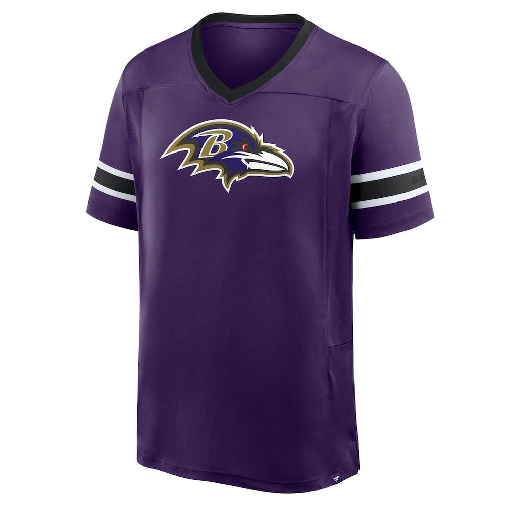 Baltimore Ravens Hometown Premium Hashmark V-Neck T-Shirt | NFL US