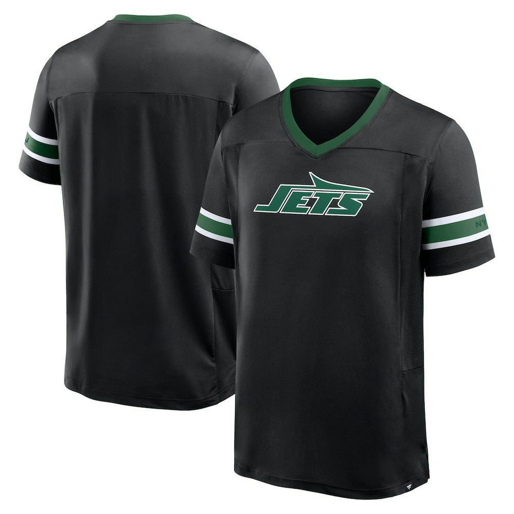 New York Jets Redzone Hashmark V-Neck T-Shirt | NFL Outlet