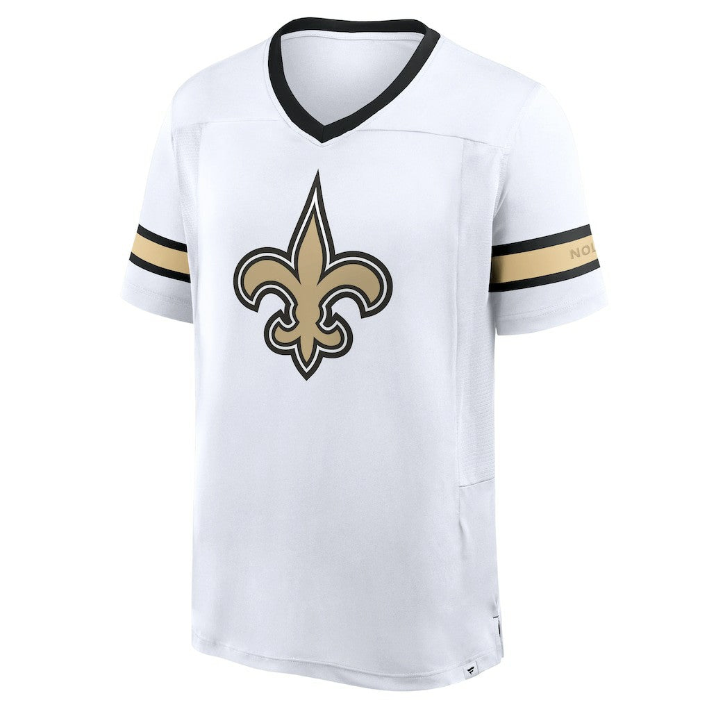 New Orleans Saints Redzone Hashmark V-Neck T-Shirt | NFL US