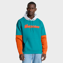 Miami Dolphins Helmet Retro Pullover Hoodie | NFL Outlet